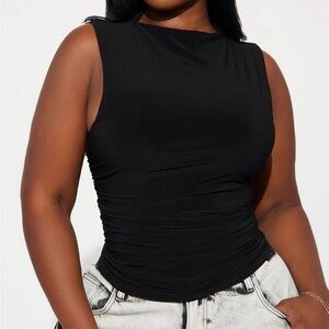 Demy Double Lined Top - Black